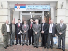4 December 2014 The members of the Committee on the Diaspora and Serbs in the Region delegation and the representatives of the Serbian community in Albania 